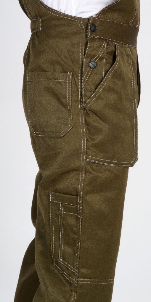 Полукомбинезон СИРИУС-CROWN хаки со светло-серым