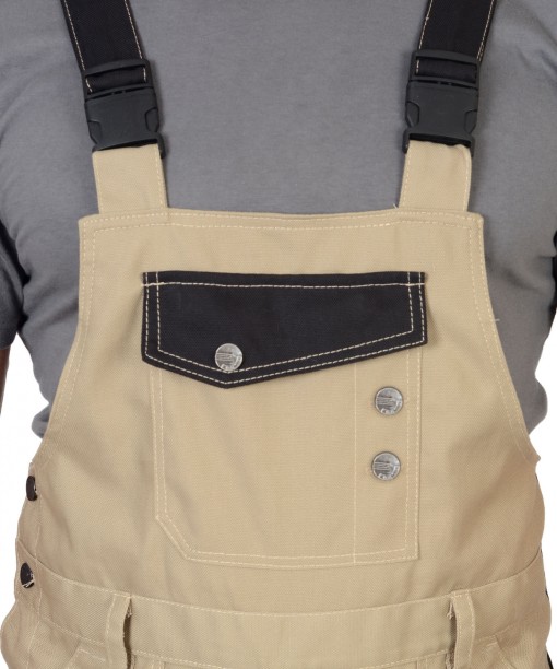 Полукомбинезон СИРИУС-ВЕСТ-ВОРК бежевый с черным