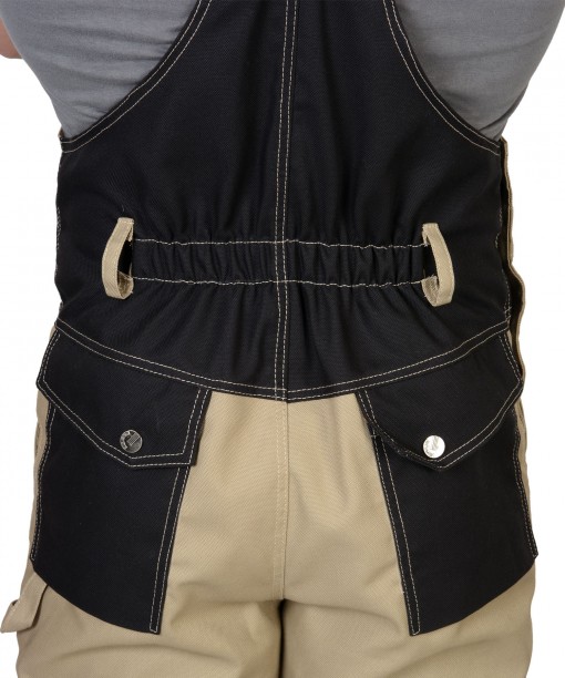 Полукомбинезон СИРИУС-ВЕСТ-ВОРК бежевый с черным