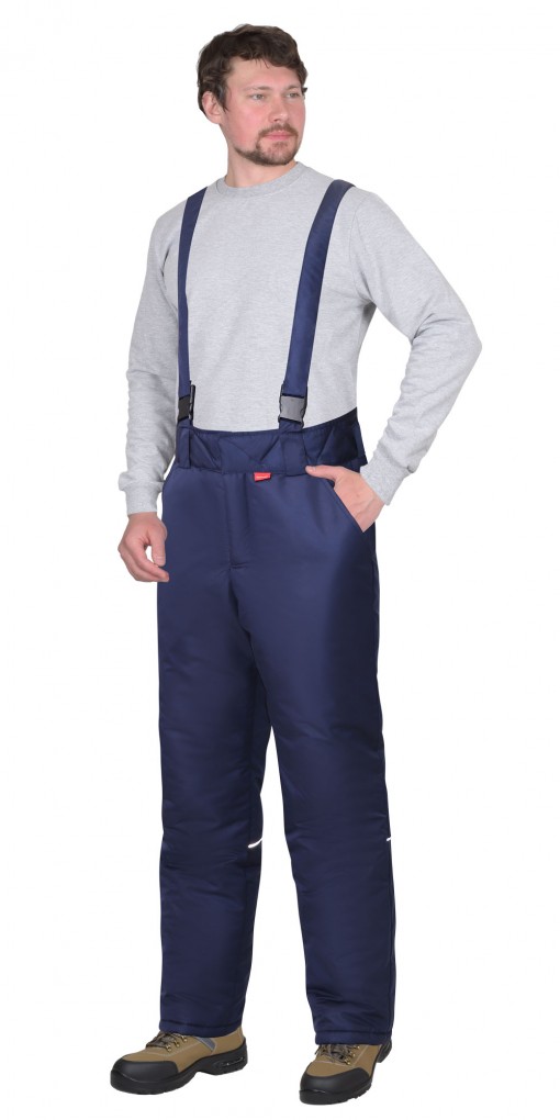 Костюм СИРИУС-КОМФОРТ зимний: куртка,брюки синий с чёрным СК