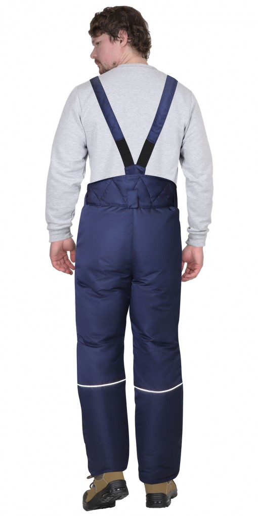 Костюм СИРИУС-КОМФОРТ зимний: куртка,брюки синий с чёрным СК