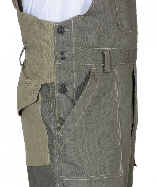 Полукомбинезон СИРИУС-ВЕСТ-ВОРК темно-оливковый со светло-оливковым