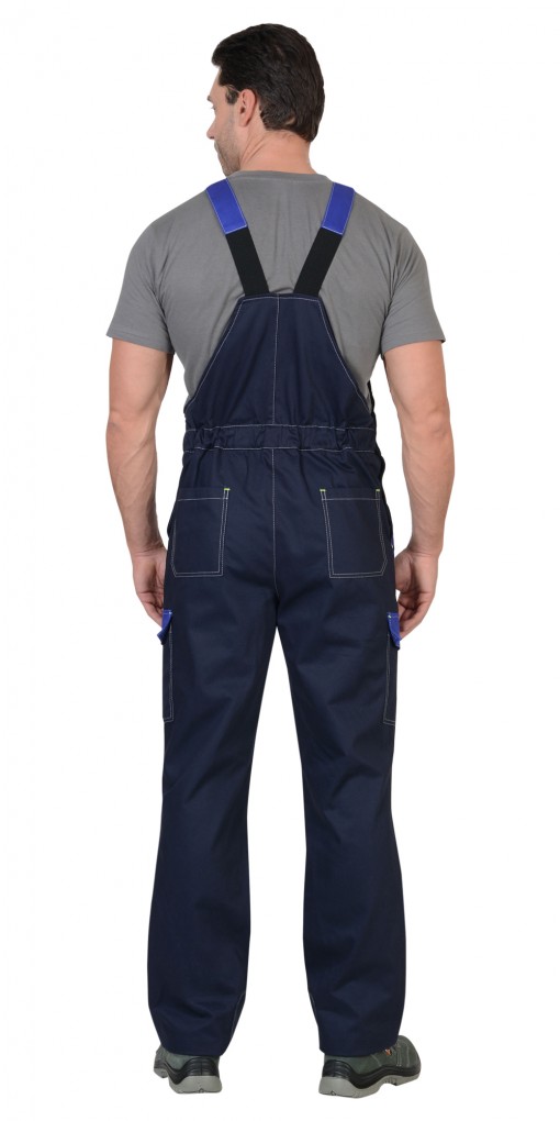 Полукомбинезон СИРИУС-КАРАТ-РОСС темно-синий с васильковым