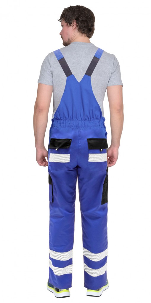 Полукомбинезон СИРИУС-ТРЭКС васильковый с черным и СОП