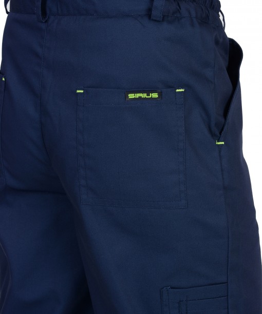 Брюки СИРИУС-БОСТОН темно-синий с васильковым и черным и СОП
