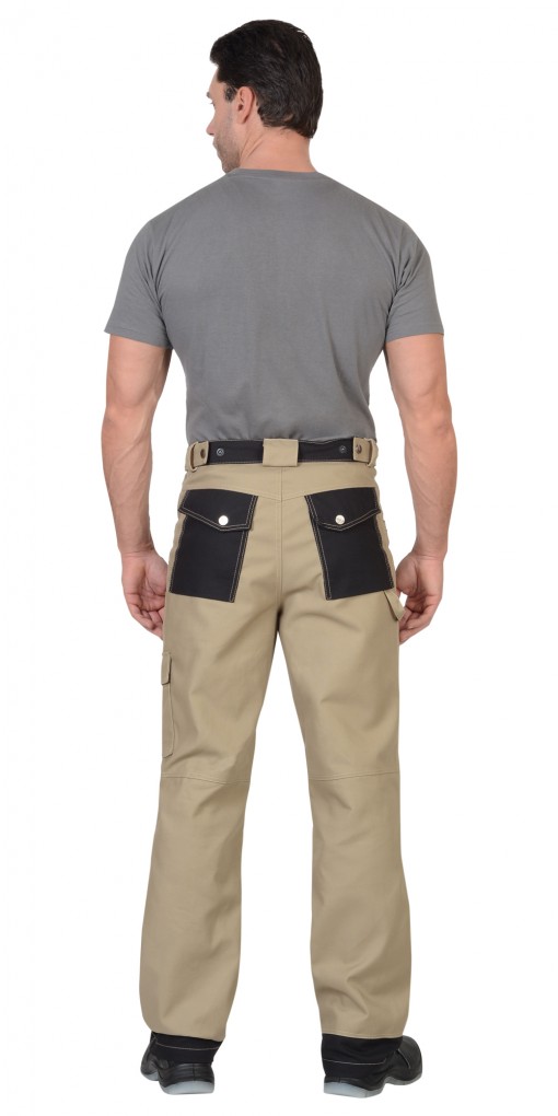 Брюки СИРИУС-ВЕСТ-ВОРК бежевый с черным