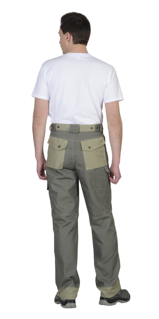 Брюки СИРИУС-ВЕСТ-ВОРК темно-оливковый со светло-оливковым