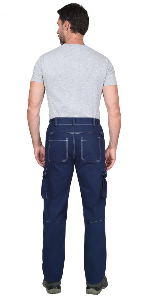 Брюки СИРИУС-ДЖЕТ синие с голубым