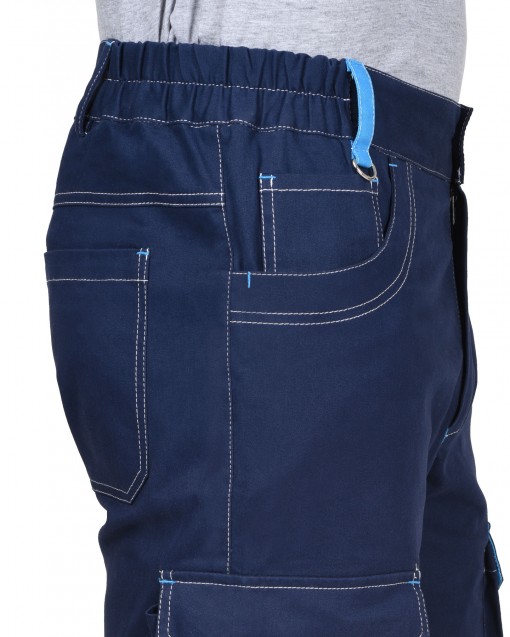 Брюки СИРИУС-ДЖЕТ синие с голубым