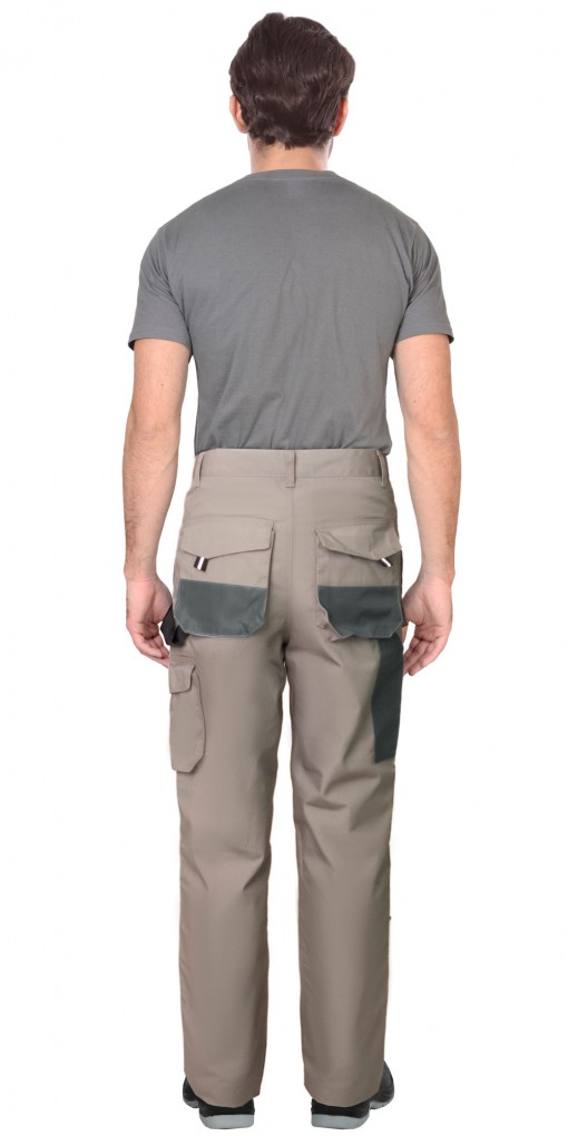 Брюки СИРИУС-ОБЕРОН песочные с зеленым