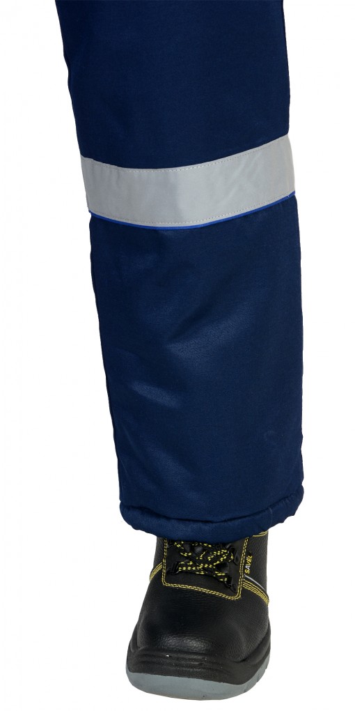 Костюм СИРИУС-СЕВЕР-1 зимний: куртка дл.,брюки синий с васильковым и СОП