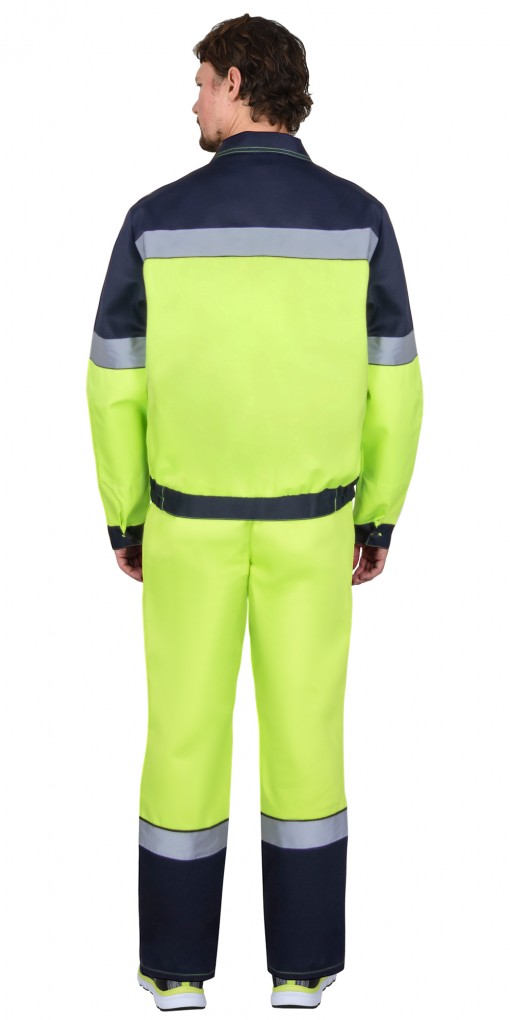 Костюм СИРИУС-ЛЕГИОНЕР летний: куртка, полукомбинезон лимонный с синим и СОП