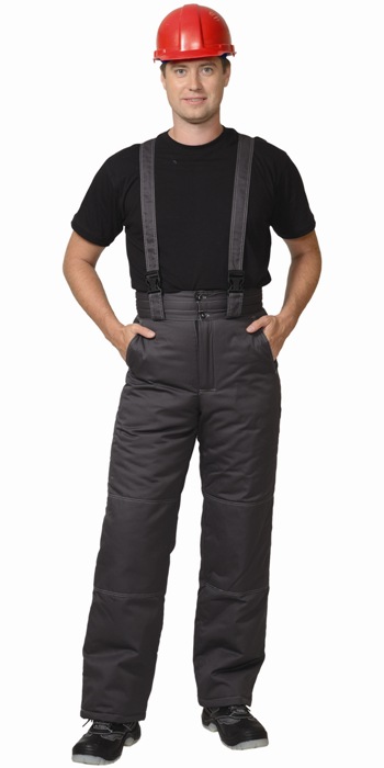 Костюм СИРИУС-ФАВОРИТ зимний: куртка дл., брюки тёмно-серый с серым