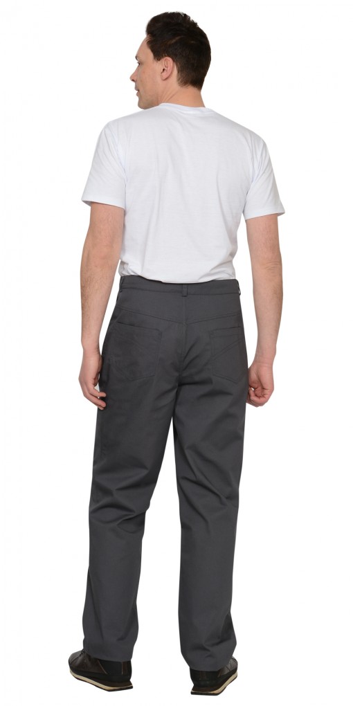 Брюки СИРИУС-ХОВАРД темно-серые с черным и лимонным