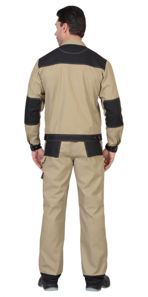 Куртка СИРИУС-ВЕСТ-ВОРК бежевая с черным