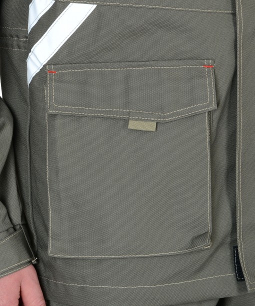 Куртка СИРИУС-ВЕСТ-ВОРК темно-оливковая со светло-оливковым и СОП