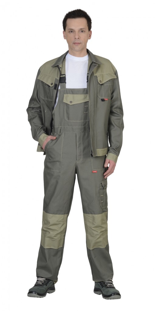 Куртка СИРИУС-ВЕСТ-ВОРК темно-оливковая со светло-оливковым