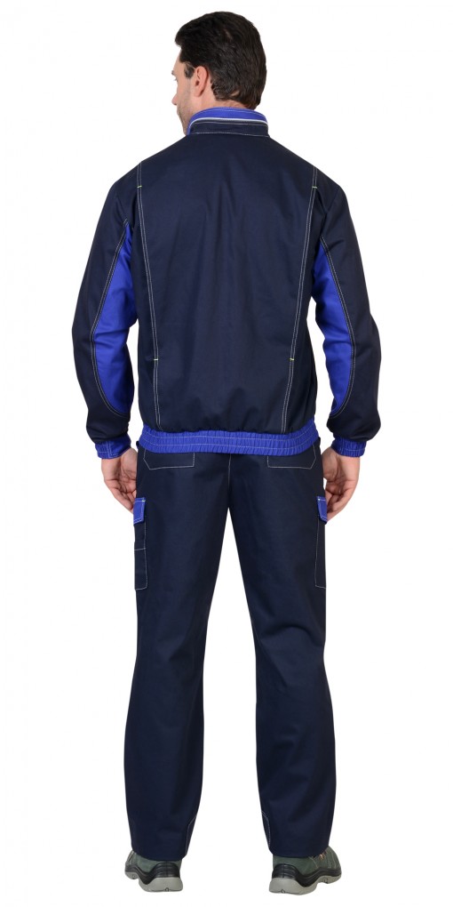 Куртка СИРИУС-КАРАТ-РОСС темно-синяя с васильковым