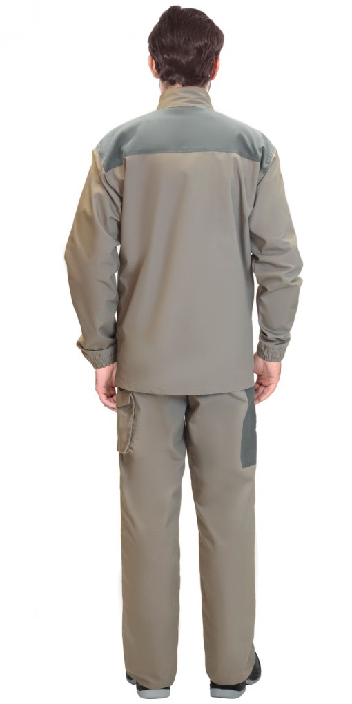 Куртка СИРИУС-ОБЕРОН песочная с зеленым