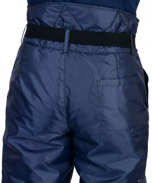 Костюм СИРИУС-ФОТОН зимний: куртка дл., брюки тёмно-синий с черным и СОП-25 мм.