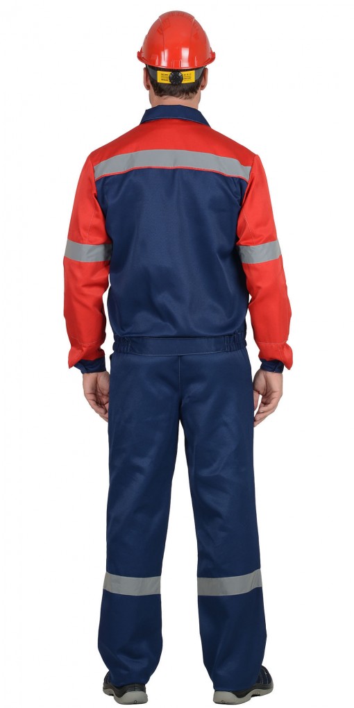 Костюм СИРИУС-ЛЕГИОНЕР куртка, брюки, синий с красным и СОП 50 мм