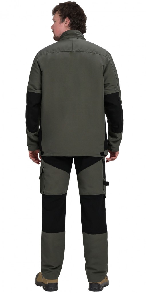 Костюм СИРИУС-ТРИТОН куртка/брюки хаки с черным