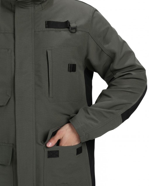 Костюм СИРИУС-ТРИТОН куртка/брюки хаки с черным