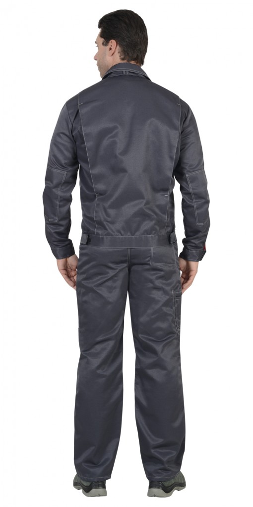 Костюм СИРИУС-ФАВОРИТ куртка/полукомбинезон, тёмно-серый с серым