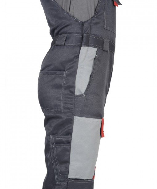 Костюм СИРИУС-ФАВОРИТ куртка/полукомбинезон, тёмно-серый с серым