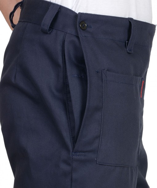 Костюм сварщика СИРИУС-Геркулес летний: куртка, брюки темно-синий и СОП