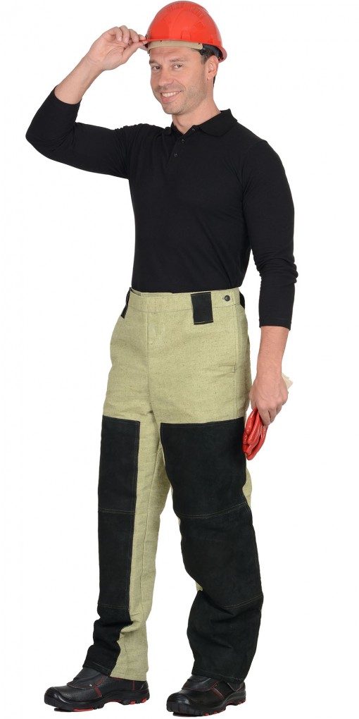 Костюм сварщика: куртка, брюки брезентовый со спилком (2,7 кв.м) тип Б