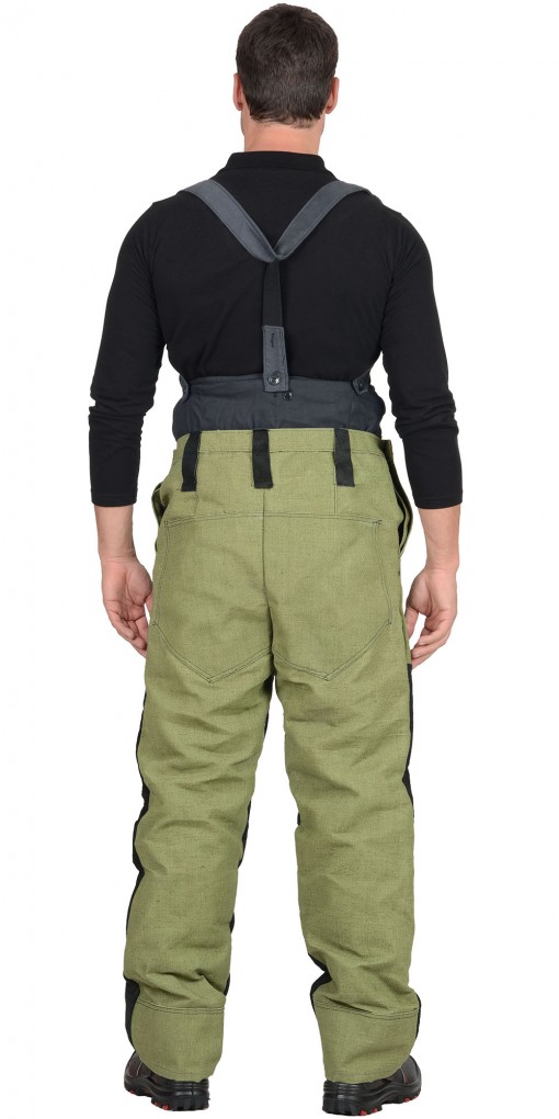 Костюм сварщика зимний: куртка, брюки брезентовый со спилком (2,7 кв.м.) тип Б