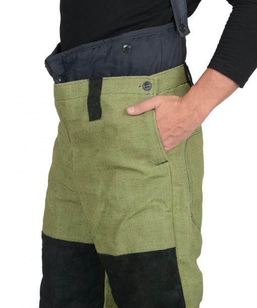 Костюм сварщика зимний: куртка, брюки брезентовый со спилком (2,7 кв.м.) тип Б