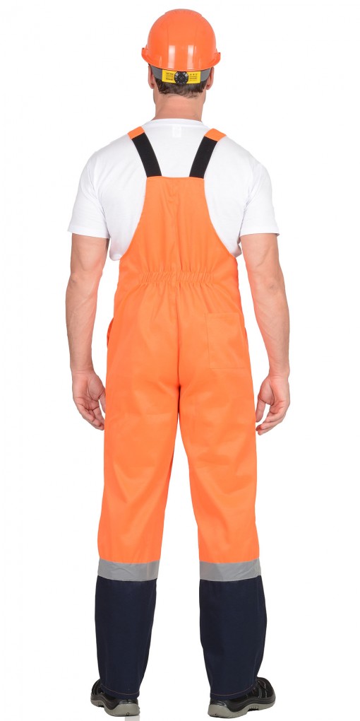 Костюм СИРИУС-МАГИСТРАЛЬ-СПЕЦИАЛИСТ : куртка, полукомбинезон оранжевый с синим и СОП