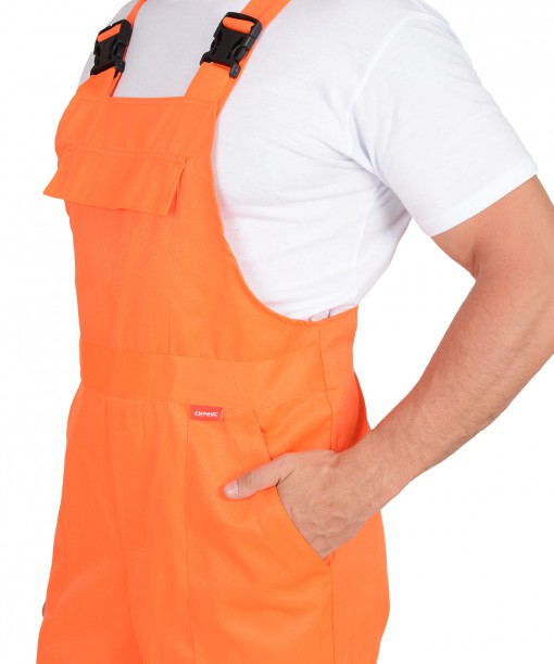 Костюм СИРИУС-МАГИСТРАЛЬ-СПЕЦИАЛИСТ : куртка, полукомбинезон оранжевый с синим и СОП