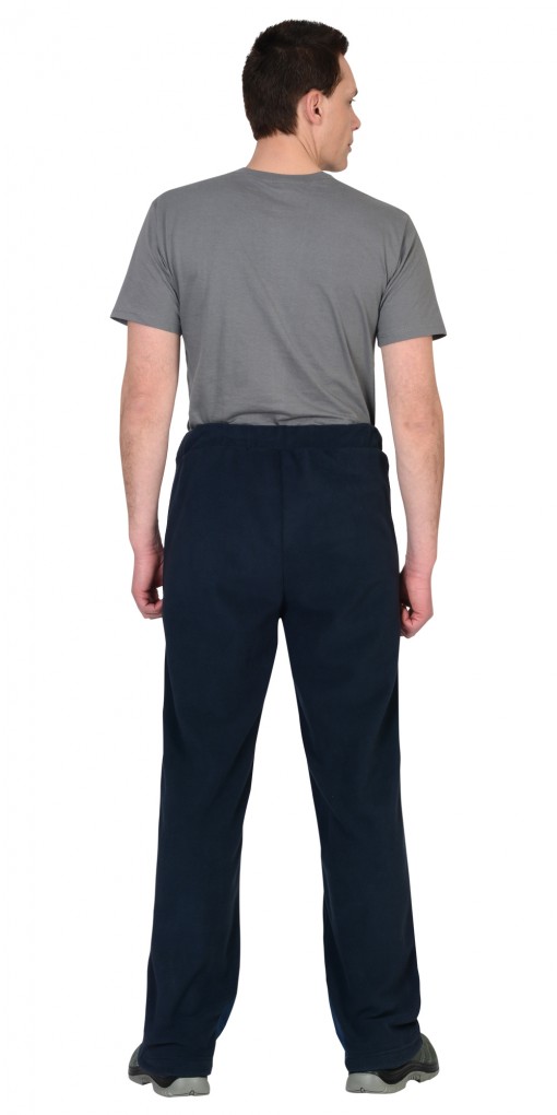 Брюки флисовые СИРИУС-АКТИВ темно-синии с синим