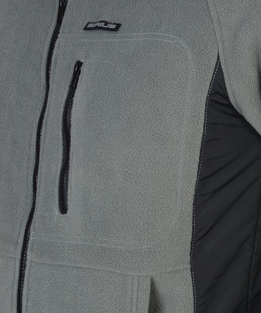 Куртка флисовая СИРИУС-АКТИВ серая с черным