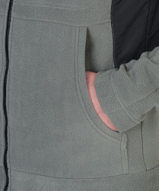 Куртка флисовая СИРИУС-АКТИВ серая с черным