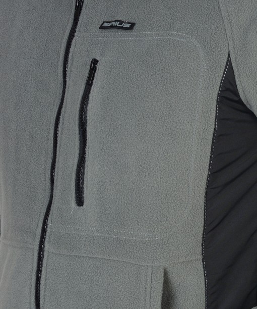 Куртка флисовая СИРИУС-АКТИВ серая с черным