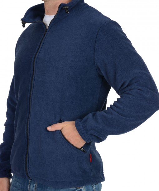 Куртка флисовая тёмно-синяя