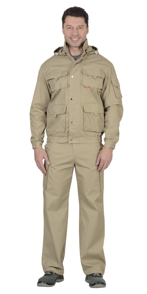 Костюм СИРИУС-БАЙКАЛ : куртка, брюки песочный