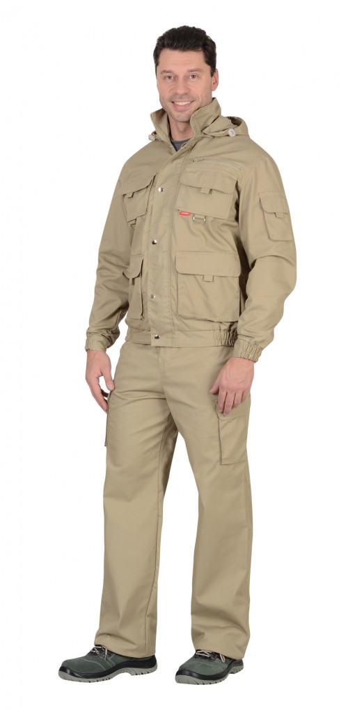 Костюм СИРИУС-БАЙКАЛ : куртка, брюки песочный