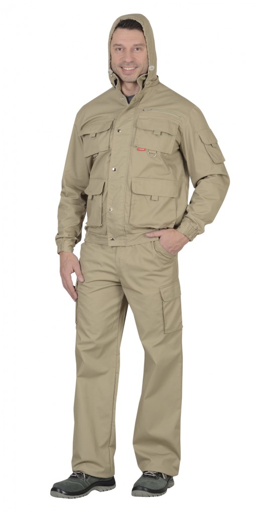 Костюм СИРИУС-БАЙКАЛ : куртка, брюки песочный