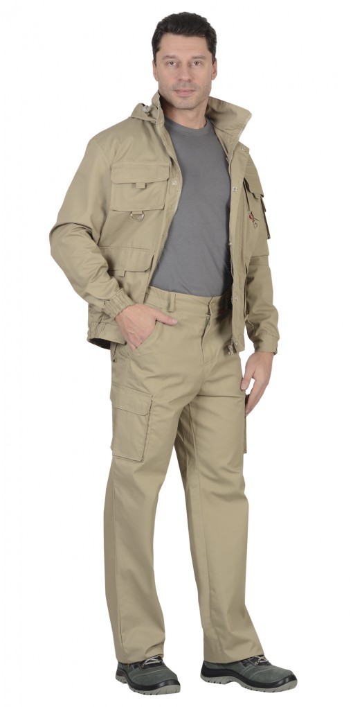 Костюм СИРИУС-БАЙКАЛ : куртка, брюки песочный
