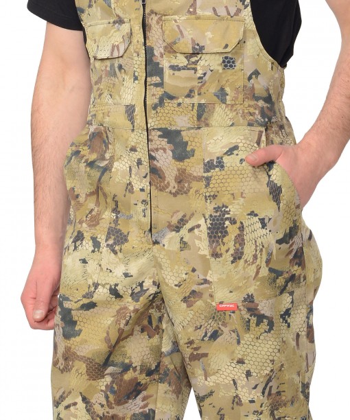 Костюм СИРИУС-РЫБОЛОВ СТ : куртка, полукомбинезон КМФ Саванна