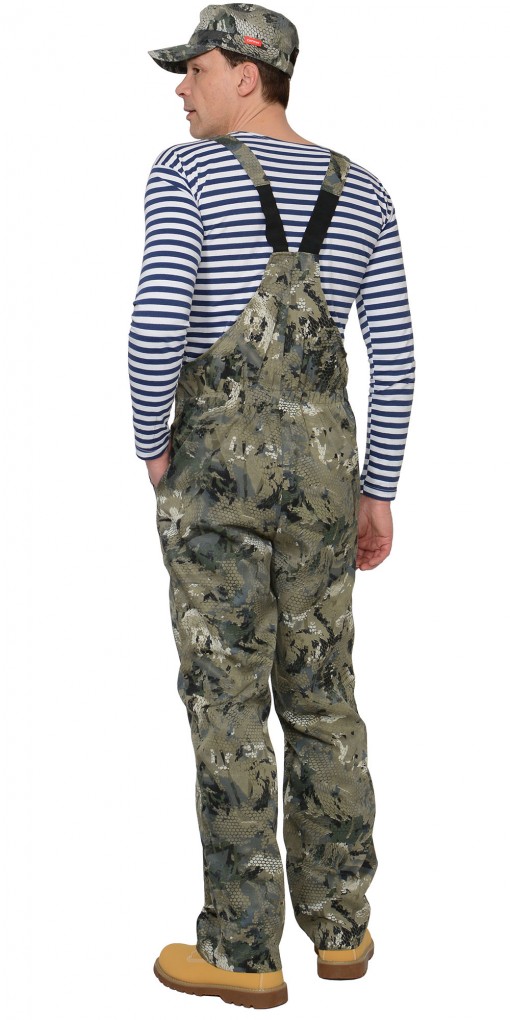 Костюм СИРИУС-РЫБОЛОВ СТ : куртка, полукомбинезон КМФ Степь