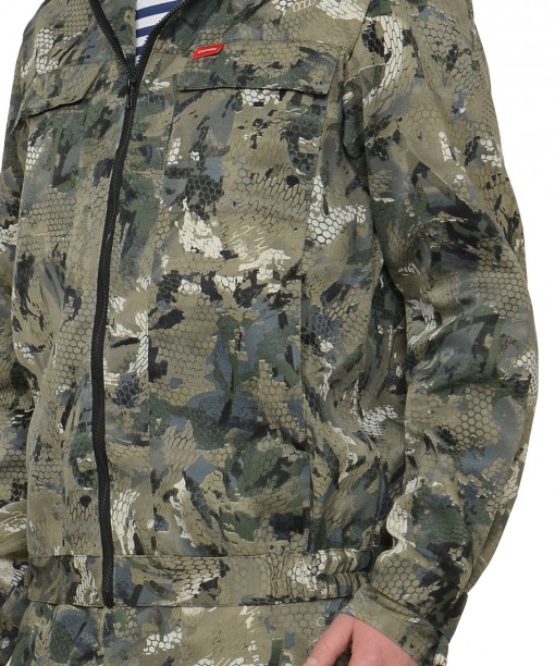 Костюм СИРИУС-РЫБОЛОВ СТ : куртка, полукомбинезон КМФ Степь