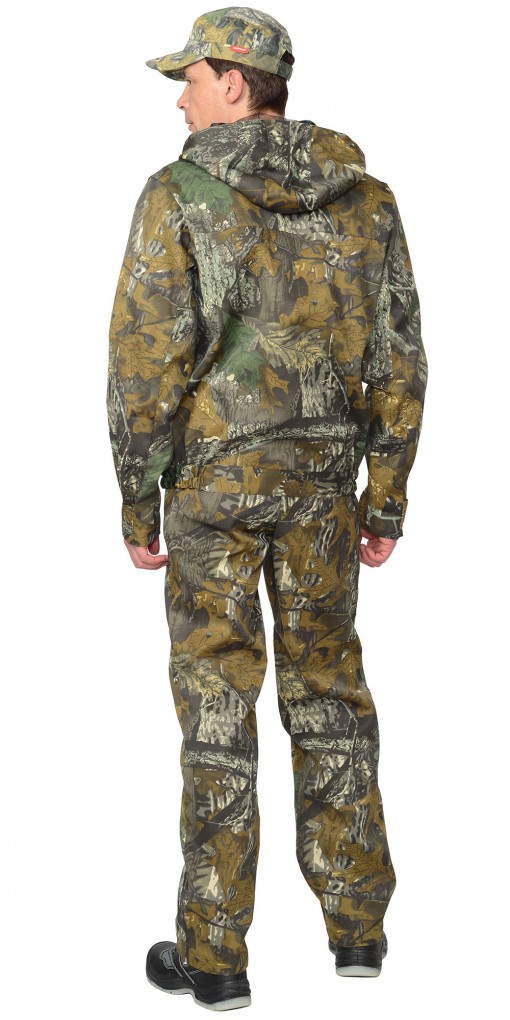 Костюм СИРИУС-РЫБОЛОВ СТ : куртка, полукомбинезон КМФ Тёмный лес