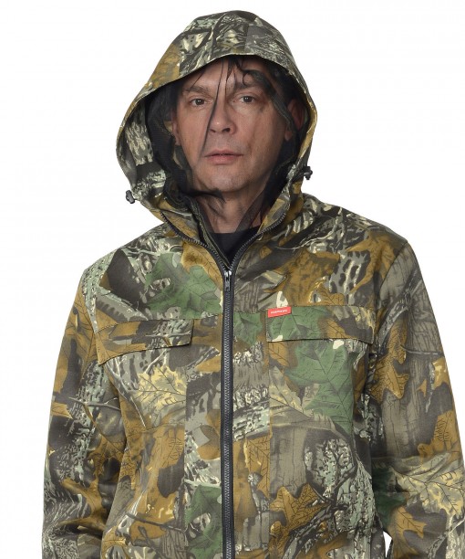 Костюм СИРИУС-РЫБОЛОВ СТ : куртка, полукомбинезон КМФ Тёмный лес