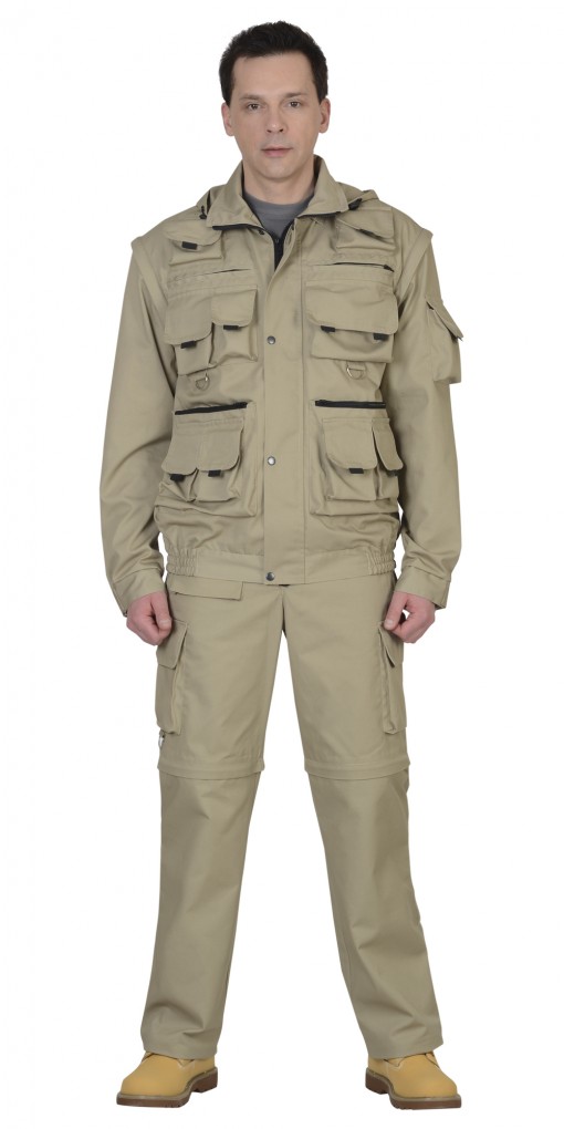 Костюм СИРИУС-ТИГР : куртка, брюки песочный